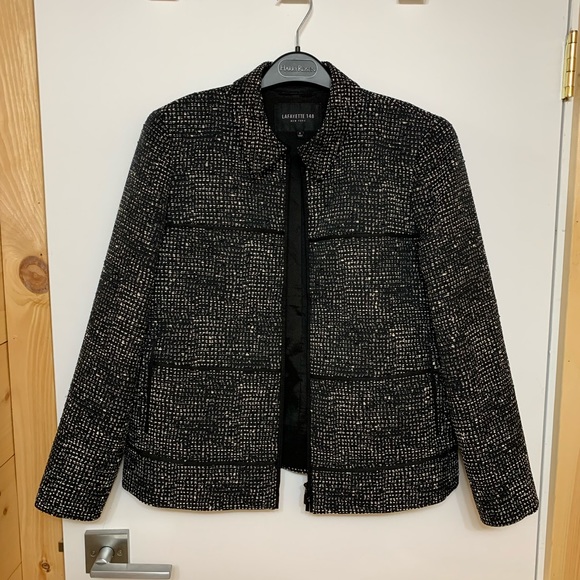 Lafayette 148 New York Zip Jacket/Blazer - Picture 1 of 8